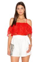 Palais De Ruffle Top