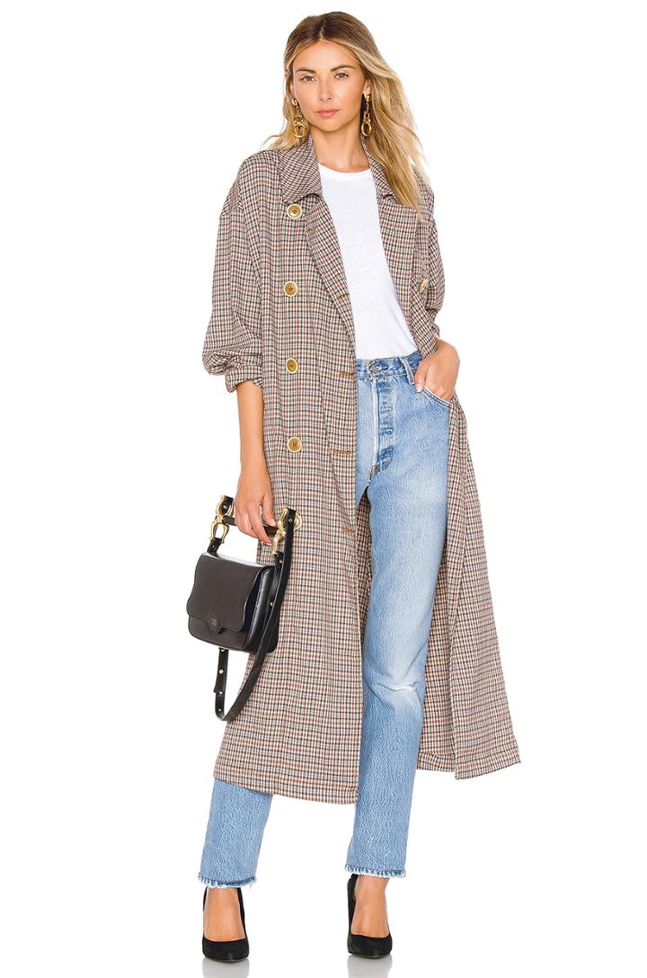 Melody Menswear Trench Coat
