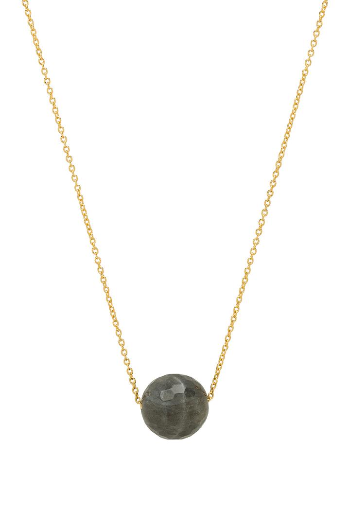 Power Gemstone Bead Adjustable Necklace