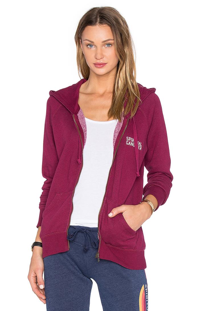 Namaste Stripes Zip Hoodie