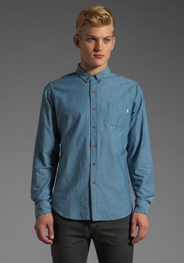 Obey Elden Shirt In Blue