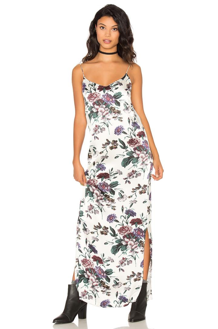 Sanders Satin Slip Maxi Dress