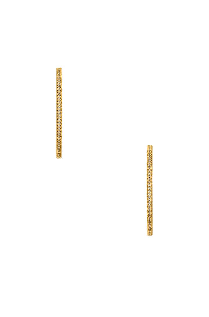 Small Cz Hoop Earrings