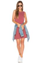 Slub Trapeze Dress