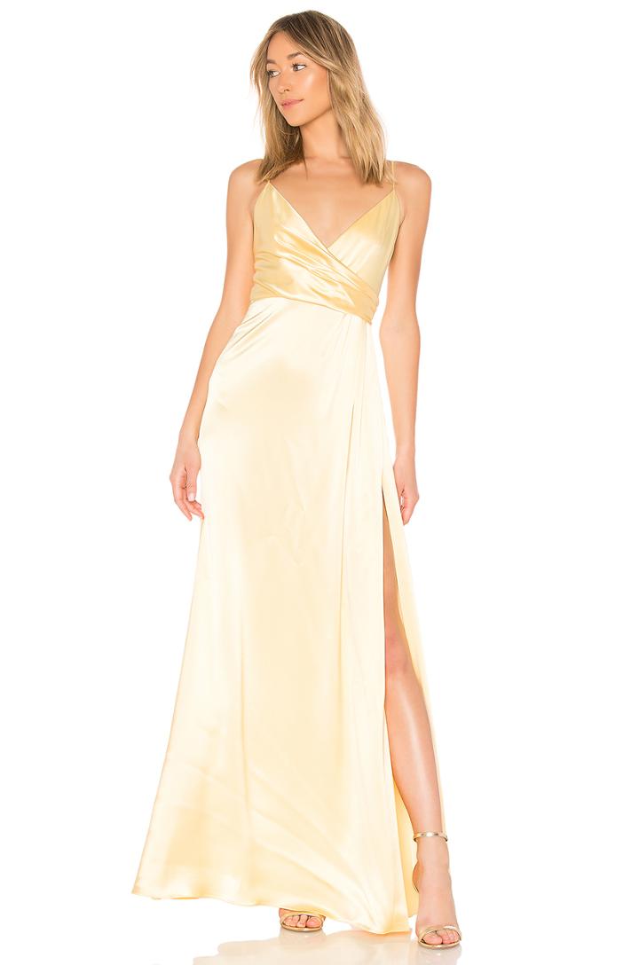 Jill By Jill Stuart Wrap Gown