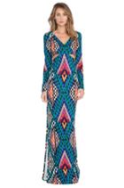 Deep V Gown