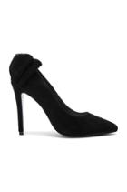 Dayna Suede Bow Back Heel