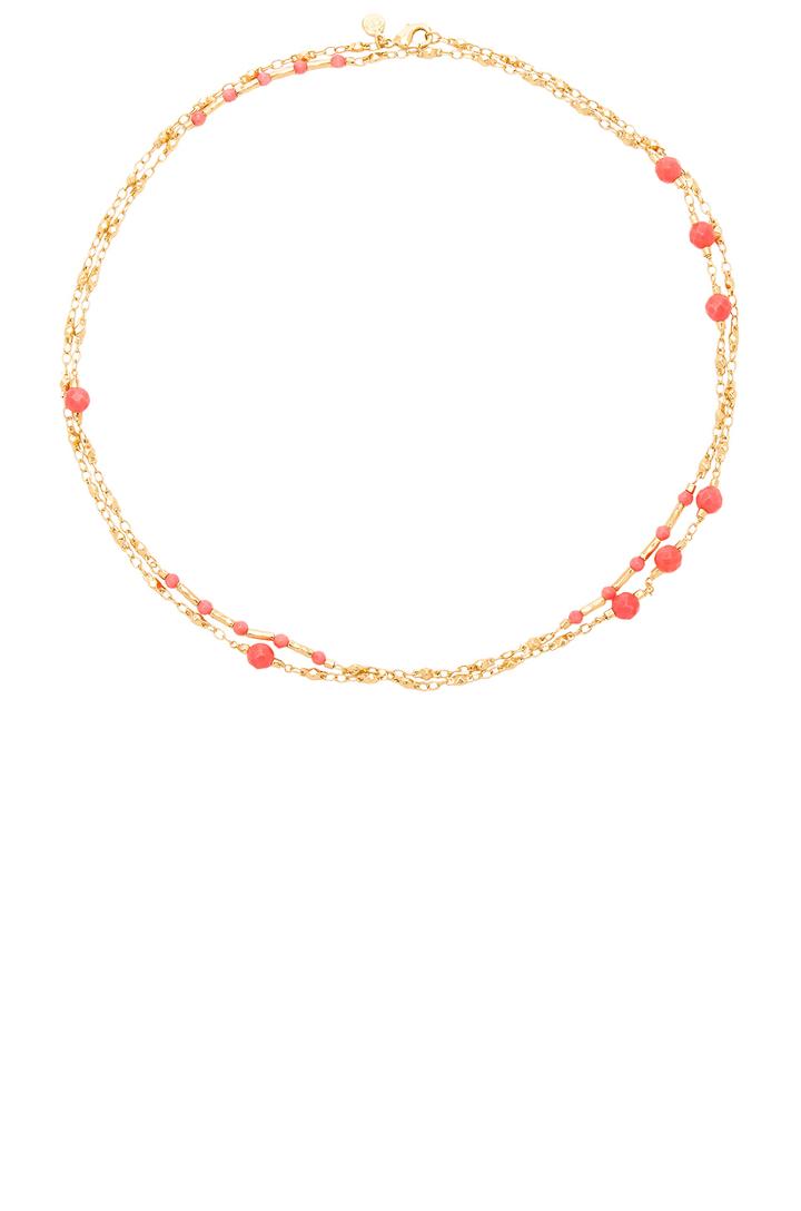 Sol Gemstone Wrap Necklace