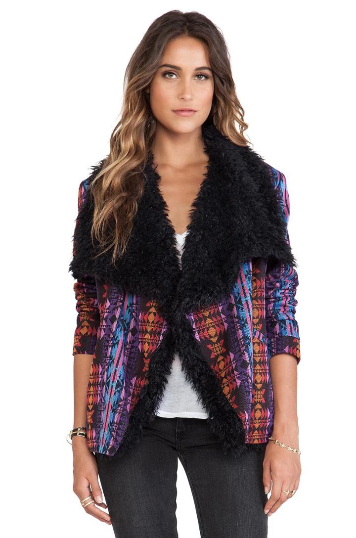 Mystic License Jacket With Faux Fur