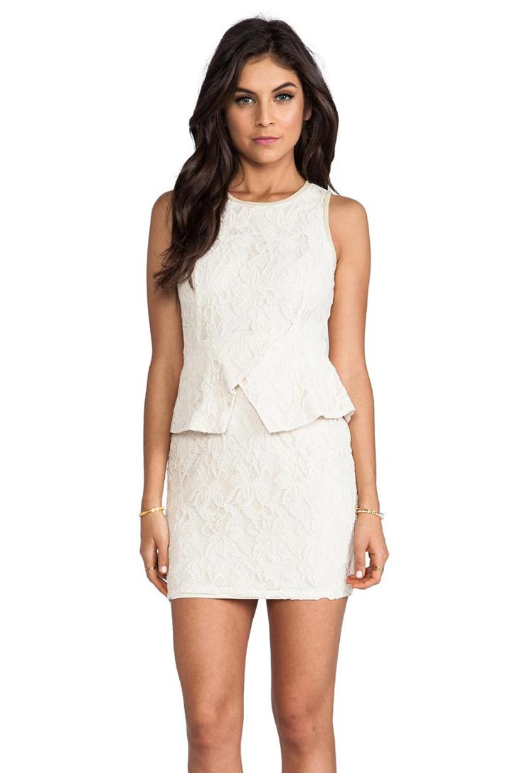 Lace Peplum Dress