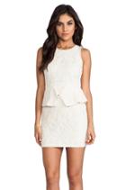 Lace Peplum Dress