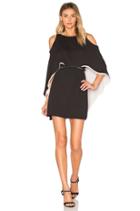 Cape Sleeve Flowy Dress