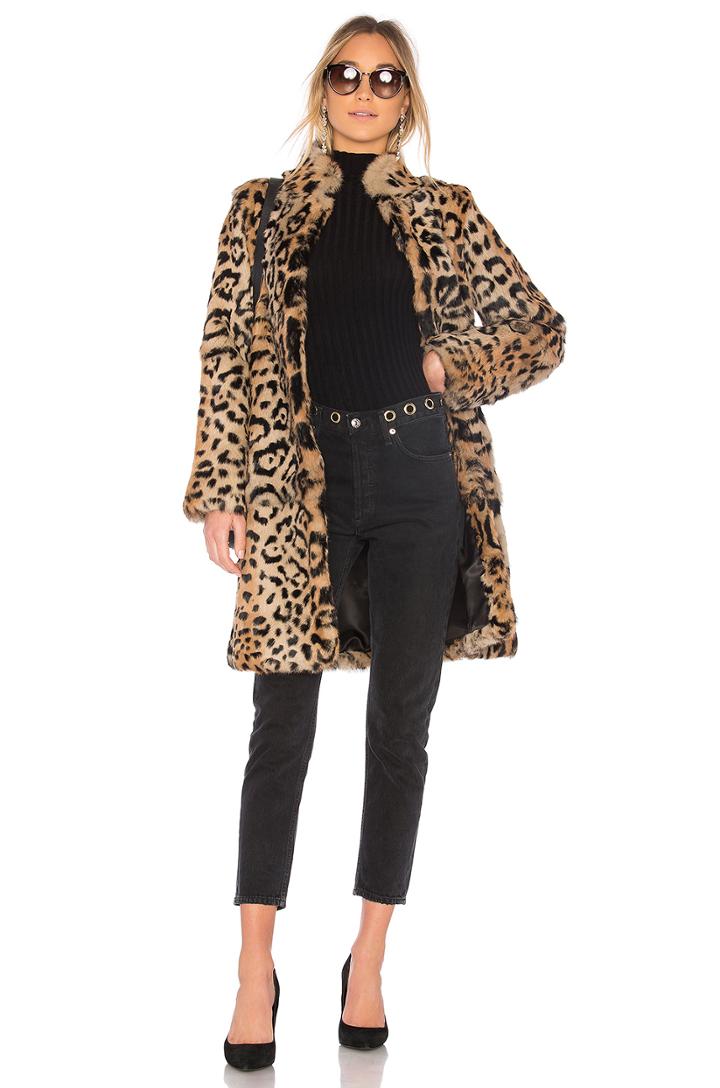Slade Rabbit Fur Coat