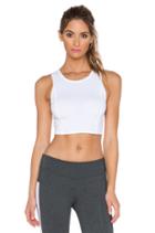 Sheer Back Structured Top
