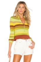 Rip Tide Zip Mock Top