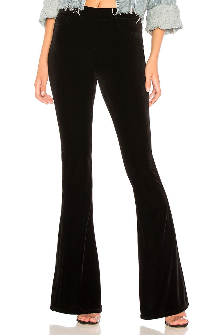 Velvet Pull On Flare