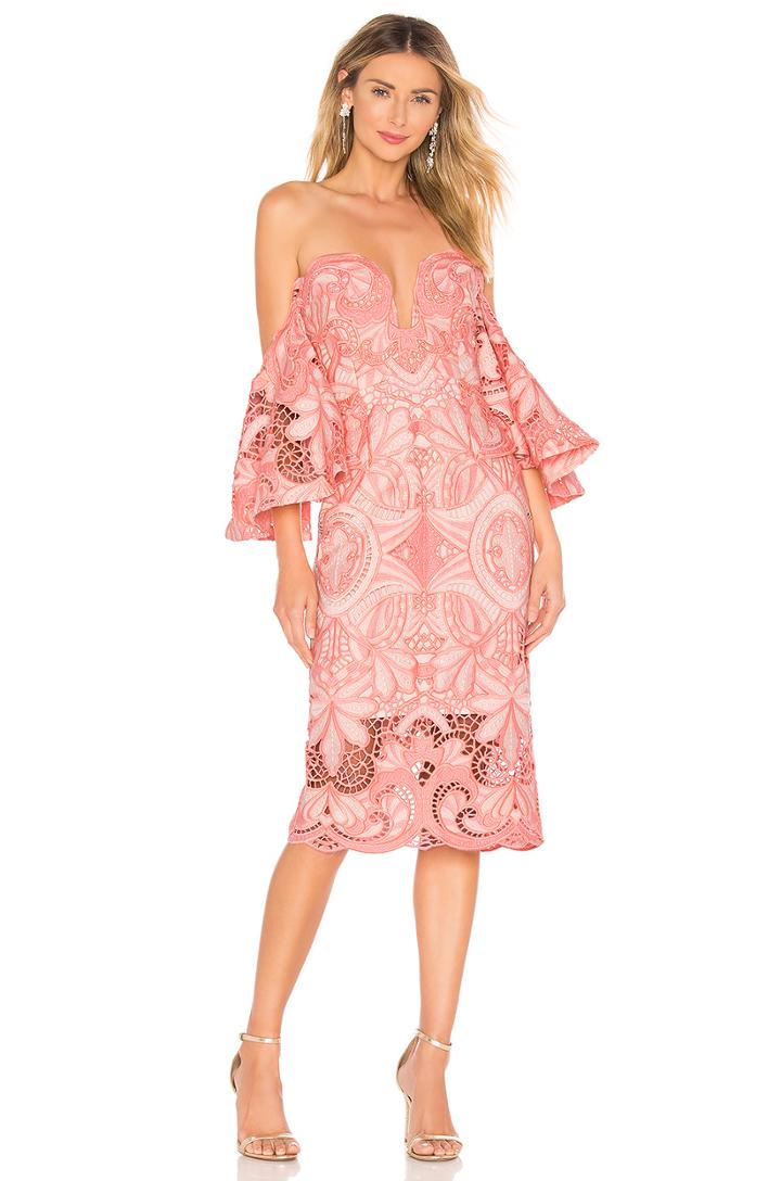 Orissa Lace Strapless Dress