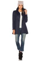 A Line High Neck Coat