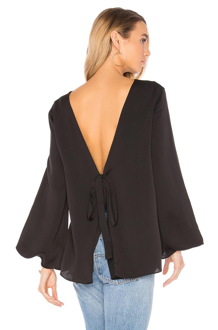 Deep V Back Top