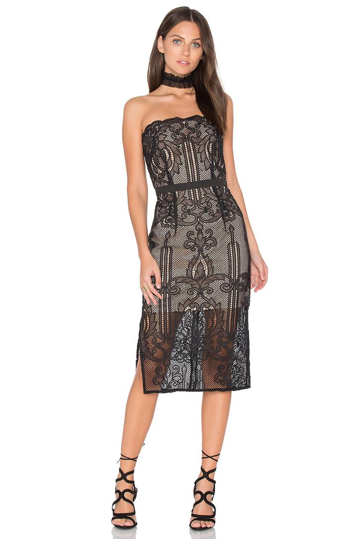 Tatiana Embroidered Bustier Dress