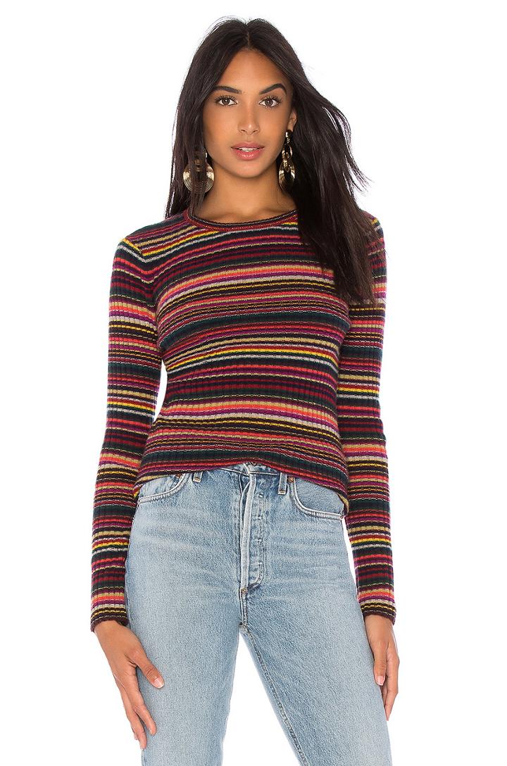 Multi Stripe Crew