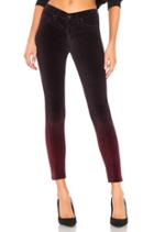 Nico Velvet Mid Rise Ankle Super Skinny
