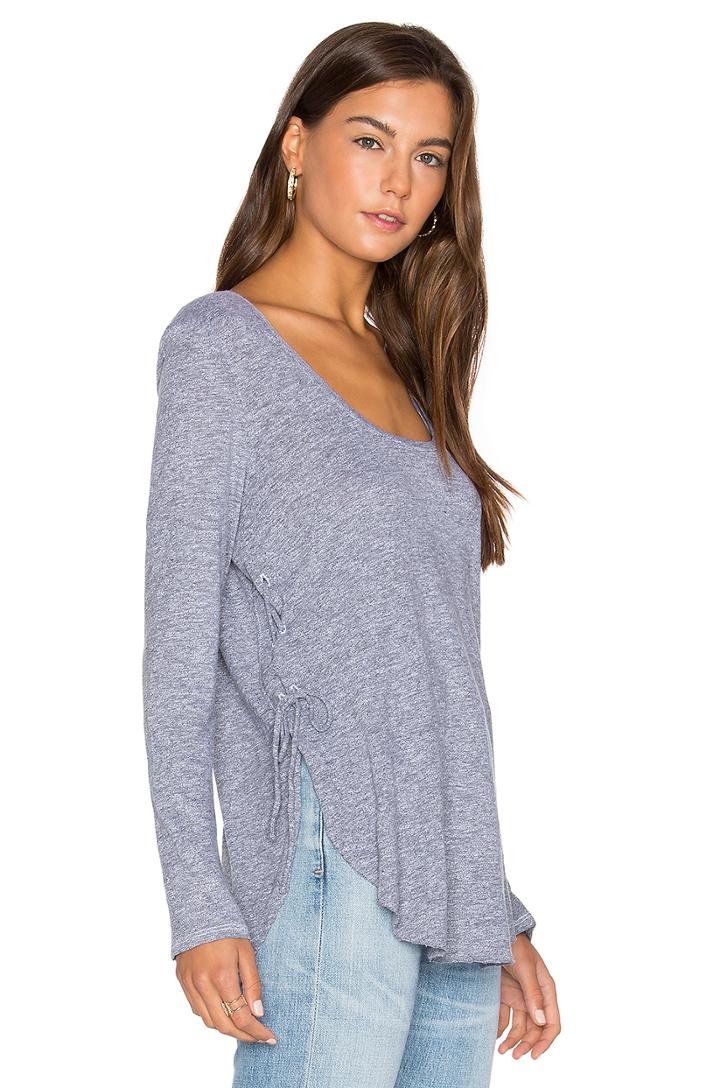 Lace Up Side Tee