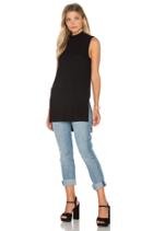 Sylvie Rib Turtleneck Tunic Tank