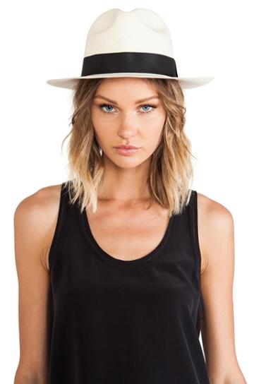Anine Bing Panama Hat In Cream