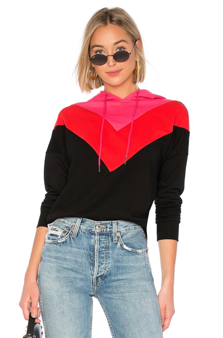 Heather Color Block Hoodie