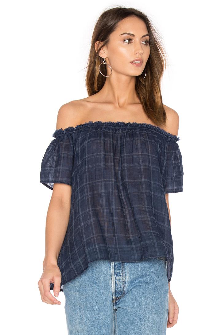 Gina Plaid Top