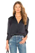 Slit Collar Blouse