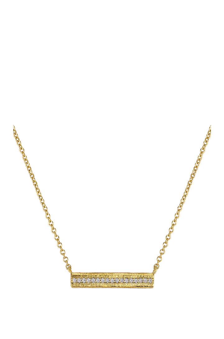 Nia Shimmer Bar Necklace
