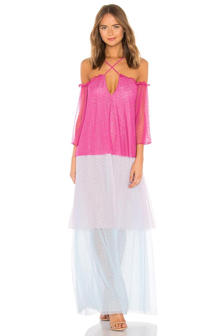 X Revolve Frida Tiered Maxi