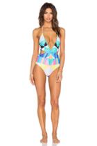 Twist Front Cut Out Swimsuit