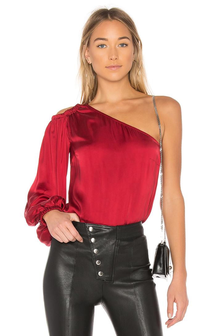 Denissa One Shoulder Blouse