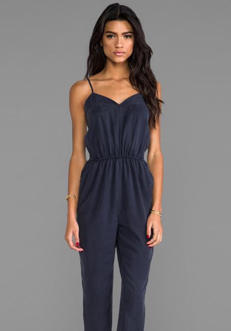 Finders Keepers Metropolis Jumpsuit In Navy