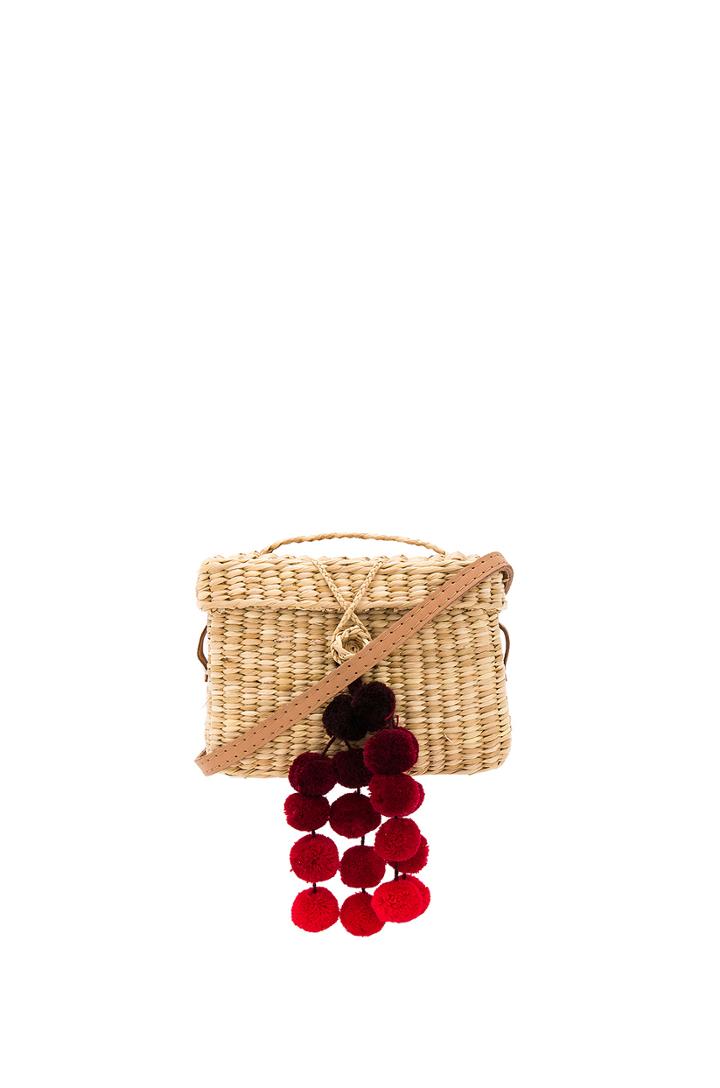 Baby Roge Cascade Red Pompom Bag