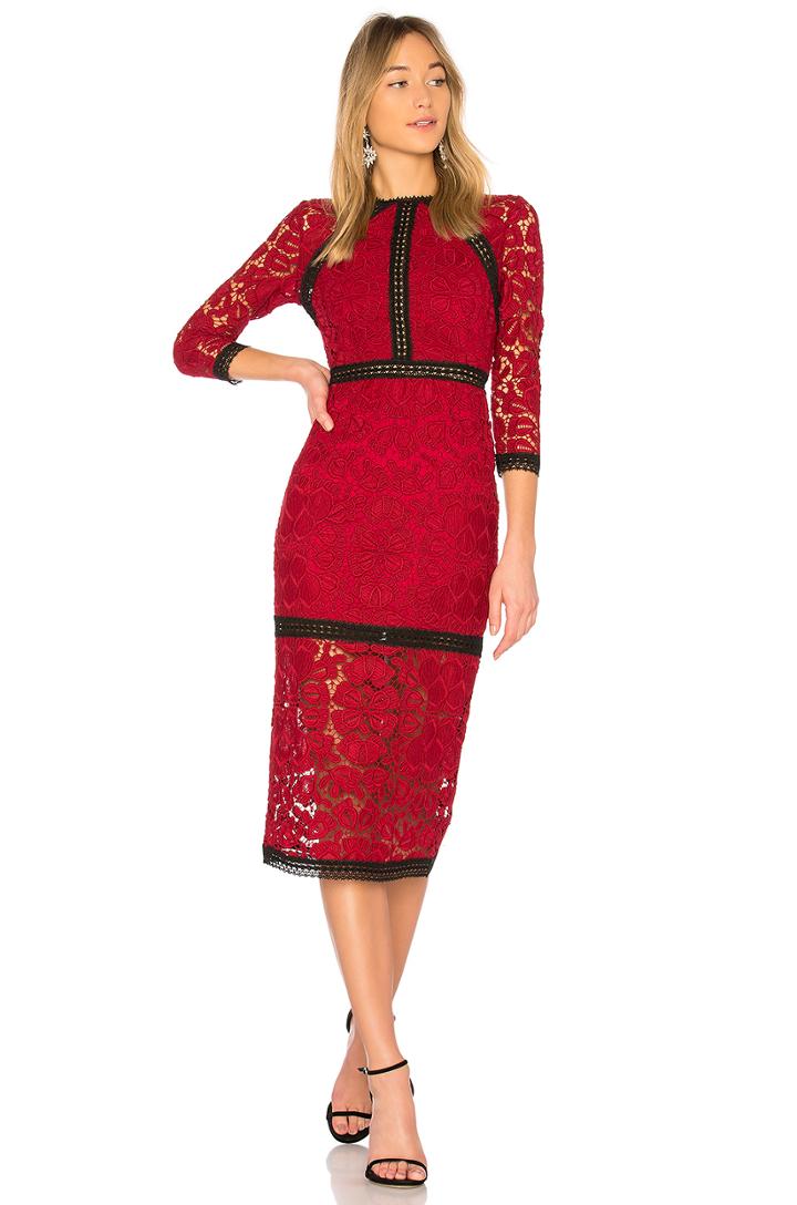 Randie Lace Midi Dress