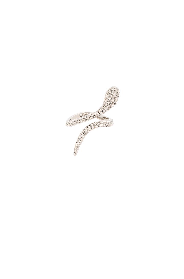 Pave Snake Wrap Ring