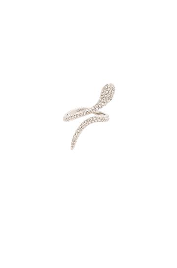 Pave Snake Wrap Ring