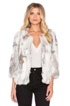 Lined Rabbit Fur Coat