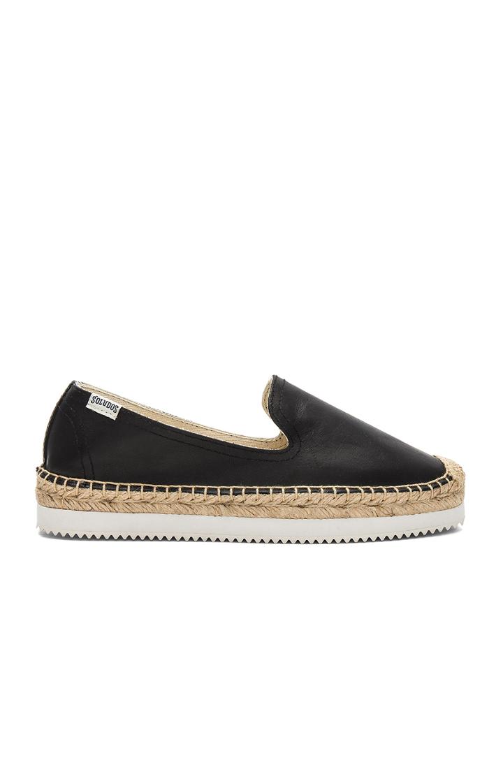 Platform Mix Sole Smoking Slipper