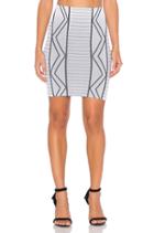 Geometric Mini Skirt