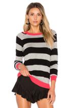 Cut Out Rugby Stripe Sweater