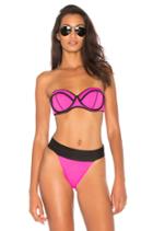 X Revolve Colorblock Bikini Top