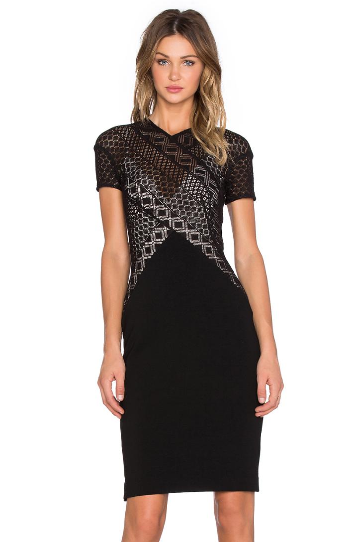 Linear Midi Dress