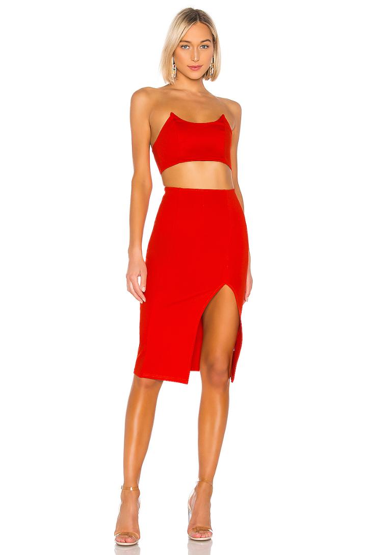 Zarah Slit Midi Set