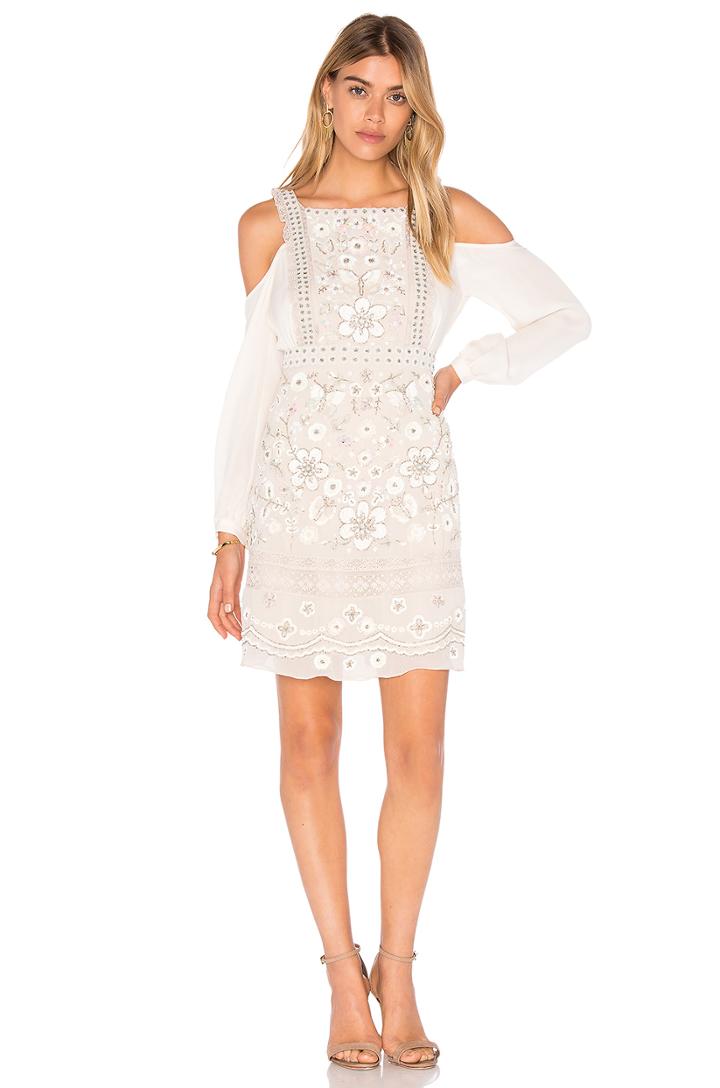 Embellished Bib Dress