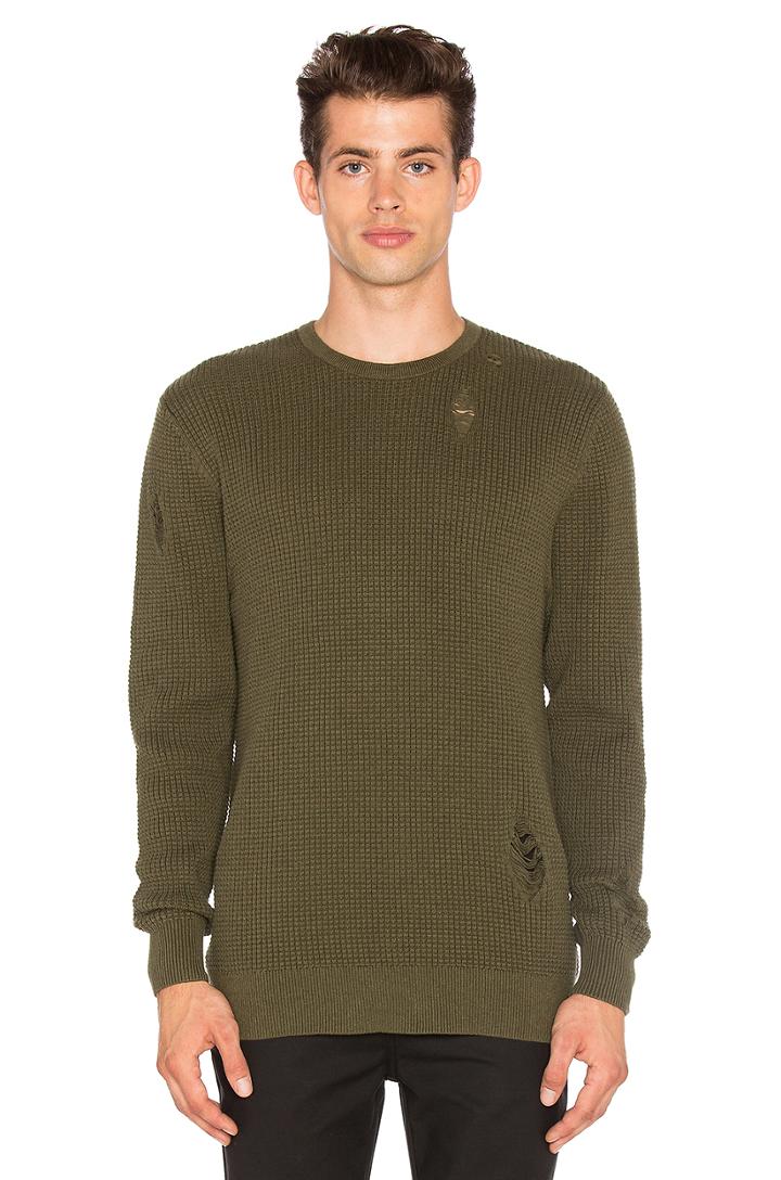 Waffle Knit Sweater